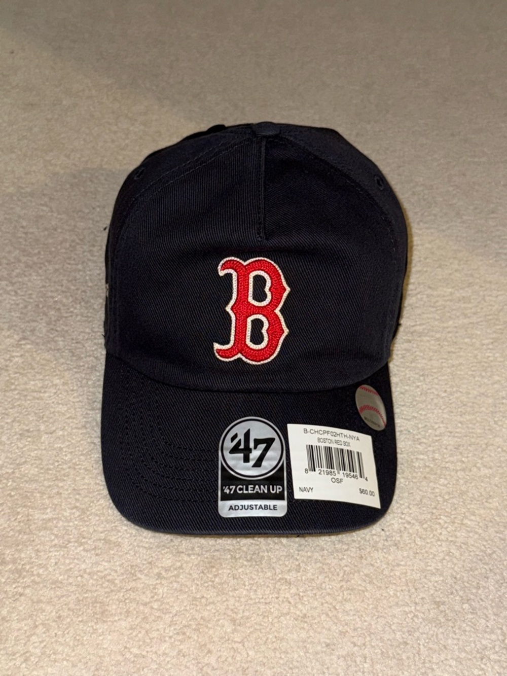 BOSTON RED SOX '47 CLEAN UP PINCH FRONT BEANTOWN HAT - LIMITED EDITION